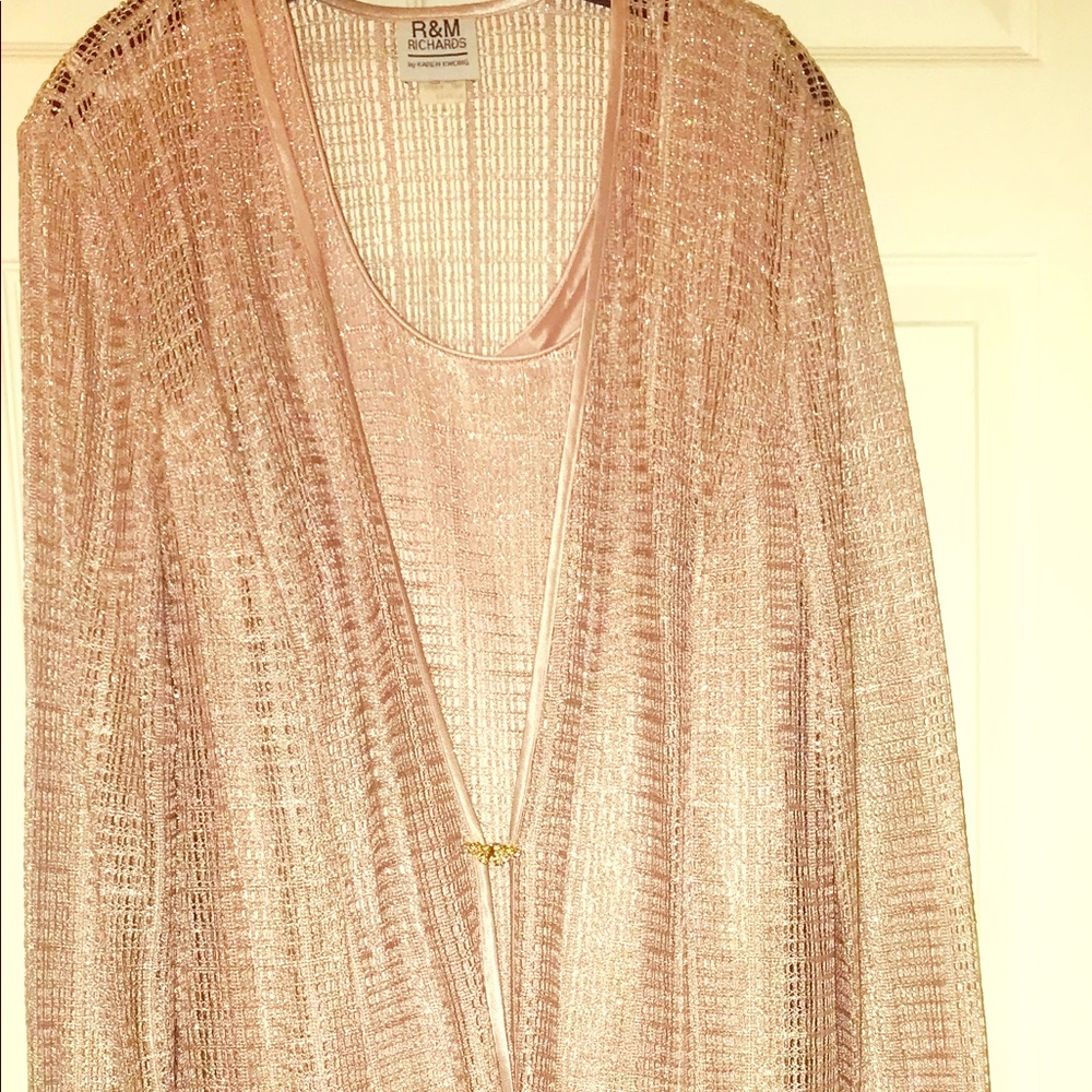 🆕R M Richards Woman 2 Piece Dress Jacket 18 As is